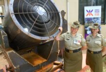 Tribute to women searchlight operators