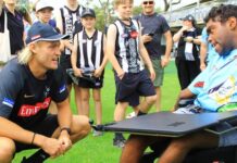 Collingwood in the centre