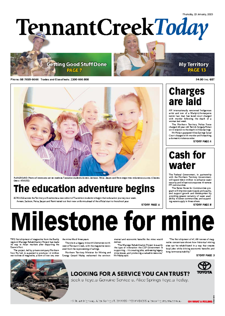 The Tennant Creek Today – 23rd January 2025