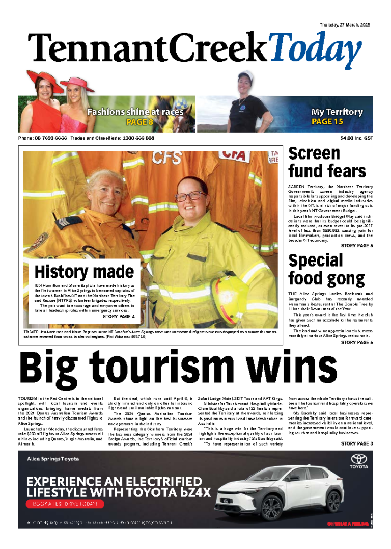 The Tennant Creek Today – 27th March 2025