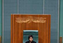 First Aboriginal person to chair House of Representatives Chamber