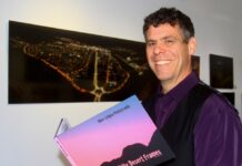 Oliver frames the desert