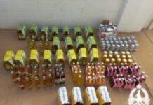 Busted with grog haul and tools