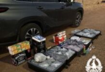 Bad breath test results in drug and booze seizure