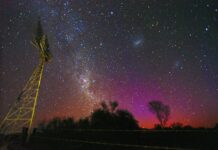Red Centre dazzled by aurora’s pastels