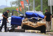 Serious charges after cop car rammed