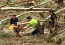BREAKING: Women lucky to be alive after being swept off flooded causeway