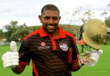Deluge of sixes as Sammy smashes 156