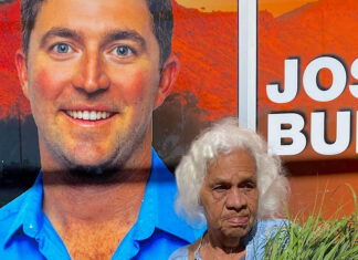 Protesters lay wreaths of wrath