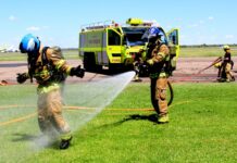 Alice airport chosen for national aviation firies training