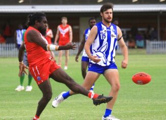 Eagles men climb to top after taking down West
