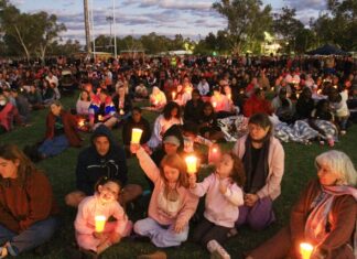Sea of pink for little angel